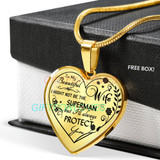 To my wife: Gift Ideas for wife, beautiful wife necklace, wife necklace, to my wife necklace, best gifts for wife, birthday gifts for wife, husband and wife necklace 667fwbn