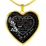To my girlfriend: Gift Ideas for girlfriend, girlfriend necklace, to my girlfriend necklace, beautiful girlfriend necklace, best gifts for girlfriend, birthday gifts for girlfriend, boyfriend and girlfriend necklace 662fHsn