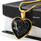To my wife: Gift Ideas for wife, beautiful wife necklace, wife necklace, to my wife necklace, best gifts for wife, birthday gifts for wife, husband and wife necklace 661fwsn