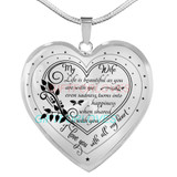 To my wife: Gift Ideas for wife, beautiful wife necklace, wife necklace, to my wife necklace, best gifts for wife, birthday gifts for wife, husband and wife necklace 661fwbn