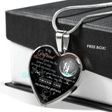 To my girlfriend: Gift Ideas for girlfriend, girlfriend necklace, to my girlfriend necklace, beautiful girlfriend necklace, best gifts for girlfriend, birthday gifts for girlfriend, boyfriend and girlfriend necklace 658fHsn