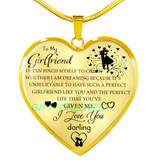 To my girlfriend: Gift Ideas for girlfriend, girlfriend necklace, to my girlfriend necklace, beautiful girlfriend necklace, best gifts for girlfriend, birthday gifts for girlfriend, boyfriend and girlfriend necklace 656fHbn