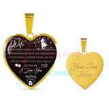 To my wife: Gift Ideas for wife, beautiful wife necklace, wife necklace, to my wife necklace, best gifts for wife, birthday gifts for wife, husband and wife necklace 655fwsn