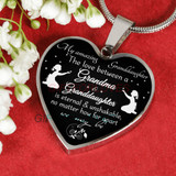 To my granddaughter: Birthday gifts for granddaughter, best gifts for granddaughter, special granddaughter necklace, grandma and granddaughter necklace, amazing granddaughter necklace, to my granddaughter necklace 505fDsn