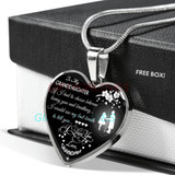 To my granddaughter: Birthday gifts for granddaughter, best gifts for granddaughter, special granddaughter necklace, grandma and granddaughter necklace, to my granddaughter necklace 449fDsn