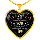 To my wife: I love my life because it gave me you. I love you because you are my life. 419fwsn