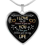 To my wife: I love my life because it gave me you. I love you because you are my life. 419fwsn