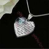 To my wife: special necklace for wife,luxury necklace for wife, valentine gift for wife,birthday gift for wife form husband,amazing wife gift 215wh