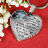 To my wife: special necklace for wife,luxury necklace for wife, valentine gift for wife,birthday gift for wife form husband,amazing wife gift 215wh