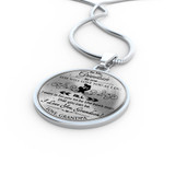 To my grandson:Birthday gift ideas for grandson, Grandson necklace from parents, Grandson necklace, to my grandson necklace, best gifts for grandson, birthday gifts for grandson, special grandson necklace,  899fSbn