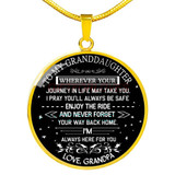 To my granddaughter: Birthday gift ideas for granddaughter,Birthday gifts for granddaughter, best gifts for granddaughter, special granddaughter necklace, amazing granddaughter necklace  891fDsn