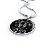 To my daughter: Birthday gift ideas for daughter, daughter necklace, to my daughter necklace, best gifts for daughter, birthday gifts for daughter, father and daughter necklace, daughter necklace from parents,  889fdsn