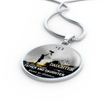 To my daughter: Birthday gift ideas for daughter, daughter necklace, to my daughter necklace, best gifts for daughter, birthday gifts for daughter, father and daughter necklace, daughter necklace from parents,  866fdbn