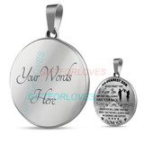 To my son:Birthday gift ideas for son, son necklace, to my son necklace, son necklace from parents, best gifts for son, birthday gifts for son, mother and son necklace, special son necklace  822fsbn