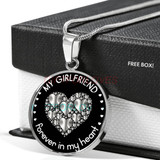 To my girlfriend: Valentine Gift ideas for girlfriend, girlfriend necklace, to my girlfriend necklace, beautiful girlfriend necklace, best gifts for girlfriend, birthday gifts for girlfriend  761fHsn