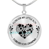 To my grandson:Birthday gift ideas for grandson, Grandson necklace from parents, Grandson necklace, to my grandson necklace, best gifts for grandson, birthday gifts for grandson, special grandson necklace,  737fSbn