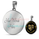 To my daughter: Birthday gift ideas for daughter, daughter necklace, to my daughter necklace, best gifts for daughter, birthday gifts for daughter, father and daughter necklace, daughter necklace from parents,  735fdgn
