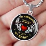 To my grandson:Birthday gift ideas for grandson, Grandson necklace from parents, Grandson necklace, to my grandson necklace, best gifts for grandson, birthday gifts for grandson, special grandson necklace,  732fSgn