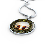To my wife: amazing wife necklace, wife necklace,to my gorgeous wife, to my wife necklace, birthday gifts for wife, best gifts for wife, gearbubble wife necklace, to my future wife, birthday gifts for her  478fwgn