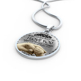 To my grandson: Grandson necklace, to my grandson necklace, best gifts for grandson, birthday gifts for grandson, grandmother and grandson necklace, special grandson necklace  461fSbn