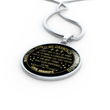 To my grandson: Grandson necklace, to my grandson necklace, best gifts for grandson, birthday gifts for grandson, grandmother and grandson necklace, special grandson necklace  453fSgn