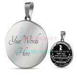 To my granddaughter: Birthday gifts for granddaughter, best gifts for granddaughter, special granddaughter necklace, grandmother and granddaughter necklace, grandpa and granddaughter necklace  428fDsn
