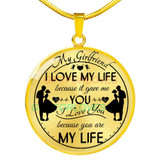 To my girlfriend: I love my life because it gave me you. I love you because you are my life.  421fHbn