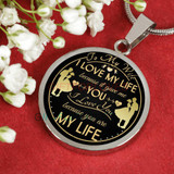 To my wife: amazing wife necklace, wife necklace,to my gorgeous wife, to my wife necklace, birthday gifts for wife, best gifts for wife, gearbubble wife necklace, to my future wife 420fwgn
