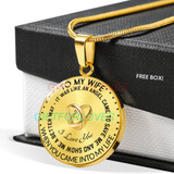 To my wife: wife necklace, to my gorgeous wife, to my wife necklace, birthday gifts for wife, best gifts for wife, gearbubble wife necklace, to my future wife, birthday gifts for her  413fwbn