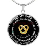 To my wife: wife necklace, to my gorgeous wife, to my wife necklace, birthday gifts for wife, best gifts for wife, gearbubble wife necklace, to my future wife, birthday gifts for her  413fwsn