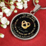 To my wife: wife necklace, to my gorgeous wife, to my wife necklace, birthday gifts for wife, best gifts for wife, gearbubble wife necklace, to my future wife, birthday gifts for her  413fwgn