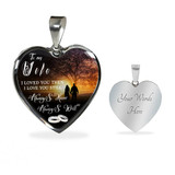 To my wife: necklace for wife,valentine necklace for wife, special gift for wife,birthday gift for wife,amazing gift wife necklace