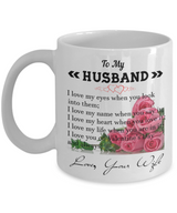 To my husband: coffee mug for husband, husband coffee mug, best gifts for husband, birthday gifts for husband, husband and wife coffee mug, to my husband coffee mug, awesome husband coffee mug 1061