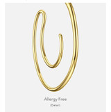 Big Circle Hoop Earrings