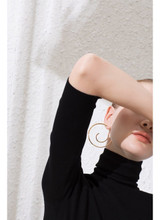 Big Circle Hoop Earrings