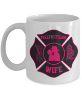 To my wife: coffee mug for the firefighter's wife, wife coffee mug, best gifts for wife, birthday gifts for wife, husband and wife coffee mug, beautiful wife coffee mug, to my wife coffee mug, gorgeous wife coffee mug 1049