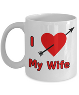 To my wife: Wife coffee mug, best gifts for wife, birthday gifts for wife, husband and wife coffee mug, beautiful wife coffee mug, to my wife coffee mug, gorgeous wife coffee mug 1039