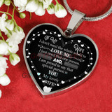 To my wife: Gift for Christmas 2018, Christmas gift ideas for wife, beautiful wife necklace, wife necklace, to my wife necklace, best gifts for wife, birthday gifts for wife, husband and wife necklace 922