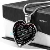 To my wife: Gift for Christmas 2018, Christmas gift ideas for wife, beautiful wife necklace, wife necklace, to my wife necklace, best gifts for wife, birthday gifts for wife, husband and wife necklace 922