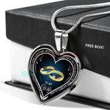 To my wife: Gift for Christmas 2018, Christmas gift ideas for wife, beautiful wife necklace, wife necklace, to my wife necklace, best gifts for wife, birthday gifts for wife, husband and wife necklace 916