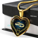 To my wife: Gift for Christmas 2018, Christmas gift ideas for wife, beautiful wife necklace, wife necklace, to my wife necklace, best gifts for wife, birthday gifts for wife, husband and wife necklace 916