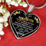 To my wife: Gift for Christmas 2018, Christmas gift ideas for wife, beautiful wife necklace, wife necklace, to my wife necklace, best gifts for wife, birthday gifts for wife, husband and wife necklace 910