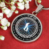 To my son: Gift for Christmas 2018, Christmas gift ideas for son, son necklace, to my son necklace, son necklace from parents, best gifts for son, birthday gifts for son, mother and son necklace, mother and son necklace, special son necklace 848