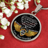To my granddaughter: Gift for Christmas 2018, Christmas gift ideas for granddaughter,Birthday gifts for granddaughter, best gifts for granddaughter, special granddaughter necklace, amazing granddaughter necklace, to my granddaughter necklace, 813