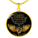 To my daughter: Gift for Christmas 2018, Christmas gift ideas for daughter, daughter necklace, to my daughter necklace, best gifts for daughter, birthday gifts for daughter, father and daughter necklace, daughter necklace from parents, 812 To my daughter: Gift for Christmas 2018, Christmas gift ideas for daughter, daughter necklace, to my daughter necklace, best gifts for daughter, birthday gifts for daughter, father and daughter necklace, daughter necklace from parents, 812