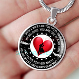 To my wife: Gift for Christmas 2018, Christmas gift ideas for wife, beautiful wife necklace, wife necklace, to my wife necklace, best gifts for wife, birthday gifts for wife, husband and wife necklace 783