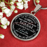 To my daughter: Gift for Christmas 2018, Christmas gift ideas for daughter, daughter necklace, to my daughter necklace, best gifts for daughter, birthday gifts for daughter, father and daughter necklace, daughter necklace from parents, 715