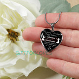 To my granddaughter: Birthday gifts for granddaughter, best gifts for granddaughter, special granddaughter necklace, grandma and granddaughter necklace, amazing granddaughter necklace, to my granddaughter necklace, granddaughter necklace 505