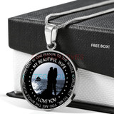 To my wife: amazing wife necklace, wife necklace,to my gorgeous wife, to my wife necklace, birthday gifts for wife, best gifts for wife, my beautiful wife necklace, to my future wife, birthday gifts for her 492