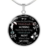 To my wife: amazing wife necklace, wife necklace,to my gorgeous wife, to my wife necklace, birthday gifts for wife, best gifts for wife, my beautiful wife necklace, to my future wife, birthday gifts for her 490
